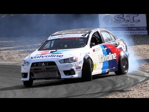 550hp RWD Mitsubishi Lancer Evo X Proto Great Drifting & Sound