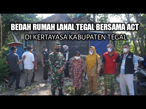 Bedah Rumah, Lanal Tegal bersama ACT Tegal.