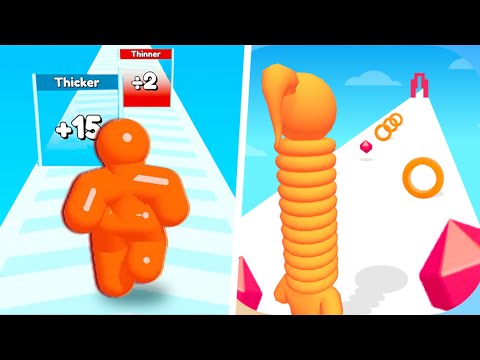 Tall Man Run Vs Long Neck Run All Level Gameplay Android iOS Games 4K 57
