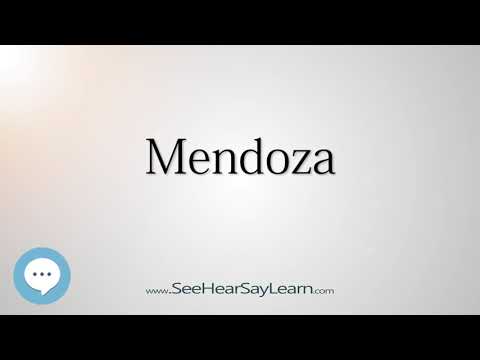 Mendoza (How to Pronounce Cities of the World)💬⭐🌍✅