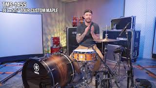 Video thumbnail for Yamaha Tour Custom Maple 14” x 5.5” Snare Drum by Yamaha Music USA