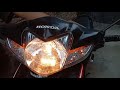 Cara Mengganti Lampu Sepeda Motor Depan Honda Revo Sendiri Dirumahaja