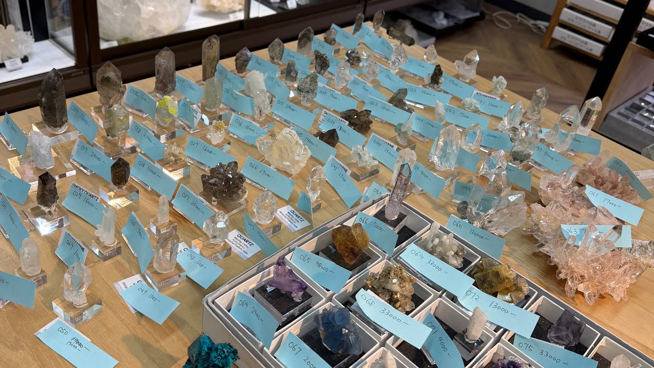 ツーソン新着鉱物80点以上】水晶たくさand鉱物LIVE｜We like stones 3/29 20時〜生放送✨