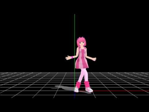 【MMD x Lazytown】Stephanie Meanswell - Hatsune Miku - IevanPolkka