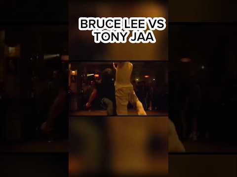 Bruce Lee vs Tony Jaa best fight scene ☠️ #brucelee #fight #martialarts #muaythai #skill #kungfu