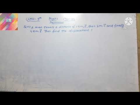 #PHYSICS#CLASS-9TH#NUMERICAL#SCIENCE#MOTION#DISTANCE #DISPLACEMENT#S CHAND#NCERT#PART 2