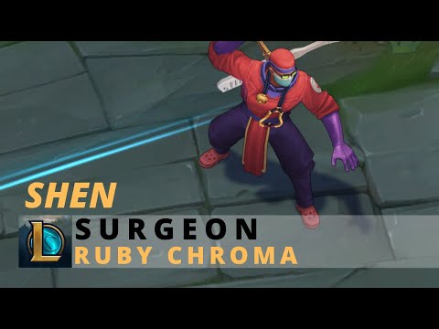 Surgeon Shen Ruby Chroma - League Of Legends