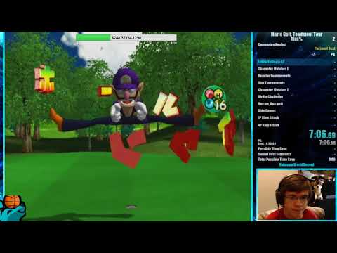 Mario Golf: Toadstool Tour - Max% Speedrun in 8:41:14