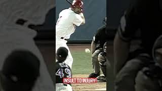 The most painful strikeout you'll ever see ????