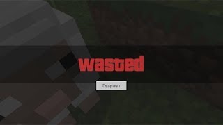 GTA Wasted Screen Resource Pack For Minecraft PE 1