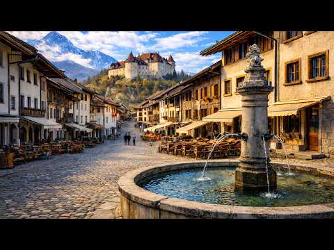 Ta średniowieczna wioska szwajcarska – podróż w czasie 🏰 Spacer po Gruyères i fabryce sera 🧀