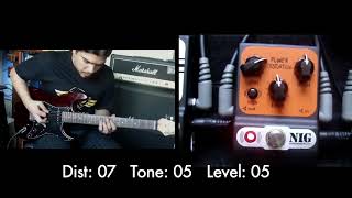 Video thumbnail for #TBT Gustavo Di Padua - pedal Power Distortion da NIG (Linha Pocket) by Gustavo Di Padua