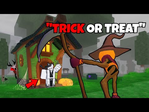 New TRICK OR TREATING in 99 Nights in The Forest!