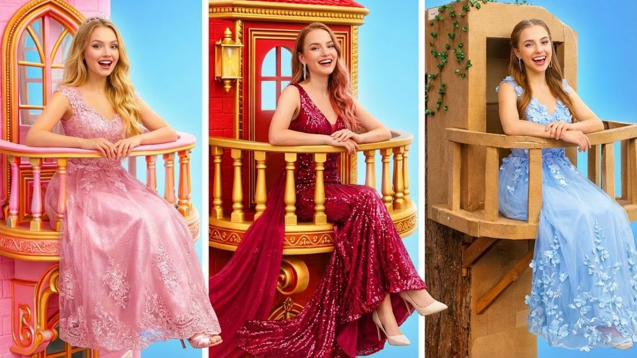 $1 DIY対$100 ゴールド対$10,000 プラチナ！最高の部屋改造トランスフォーメーション