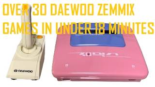 Over 30 Daewoo Zemmix Games In Under 18 Minutes