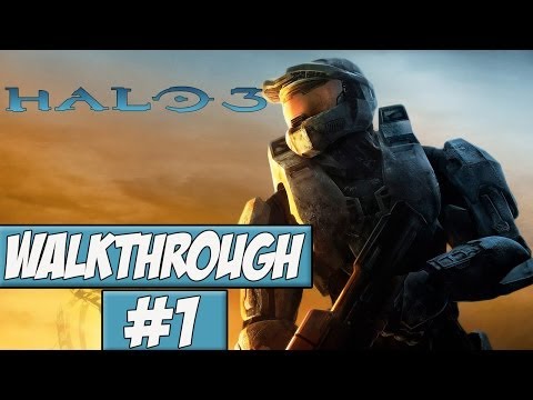 Halo 3 - Walkthrough Ep.1 w/Angel - Crash Landing!