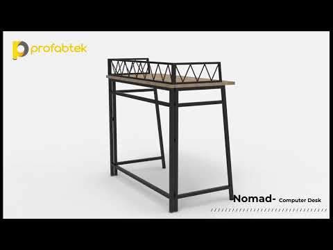 3x2 Feet Metal Rectangular Computer Table, Without Storage