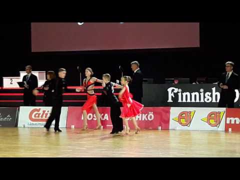 Finland Open 2017, LA, 1/4 F, Alexandr Bayrakov, Anastasia Nesterova, Cha-Cha