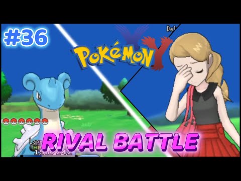Pokemon X and Y Walkthrough Part 36 | Rival Battle Victory Road