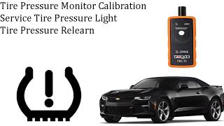 How to Reprogram or Relearn Tire Pressure Sensors (Camaro)