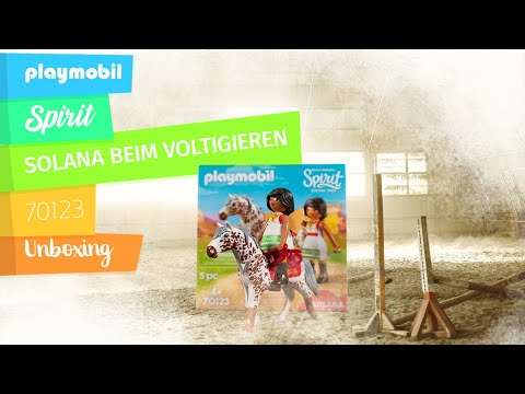 🐎 Playmobil Spirit Solana mit Pferd Luna beim Voltigieren 70123 🐴 Unboxing mit Musik 🎵 JUX&DOLLEREI