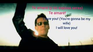 Marc Anthony - I need you / Te amaré (Letra) &amp; English lyrics