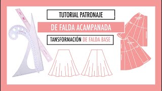#4 Patronaje falda acampanada