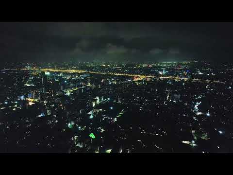 City Lights of Dhaka | Drone footage | Gulshan