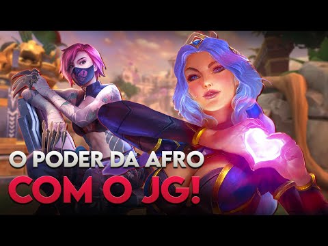 AFRODITE MID, O PODER DELA COMBANDO COM O JG! - ⚡ Smite BR Master Ranked Conquista