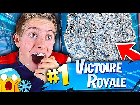 JE TENTE LE TOP 1 SUR LA NOUVELLE MAP ENTIEREMENT ENNEIGE SUR FORTNITE !!!