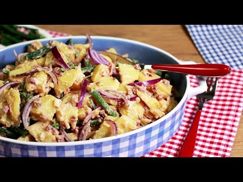 TEXAS BBQ KARTOFFELSALAT mit Bacon und Bohnen