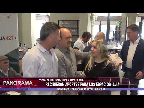 Los Centros de jubilados y pensionados de Unión y Marcos Juárez recibieron aportes para los espacios