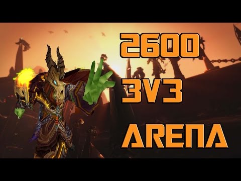 2600 Elemental Shaman PvP 3v3 Arena 5.4.8