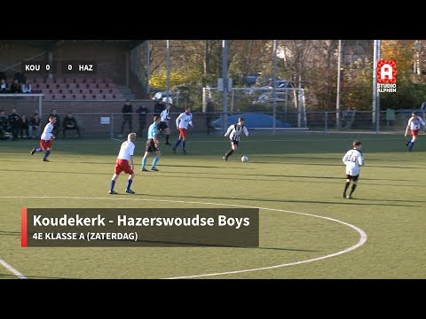 Samenvatting Koudekerk - Hazerswoudse Boys (zaterdag 30 november)