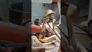 MARIE 3/8 ciselure et patine, avant départ Angleterre...