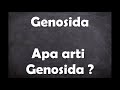 Apa Arti Kata Genosida