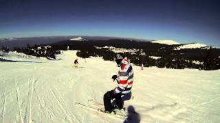 Petar Lazic skiing on Kopaonik / Pancicev vrh