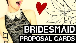 Bridesmaid Proposal Card - Maid Of Honor Proposal Card - Will You Be My Bridesmaid Card