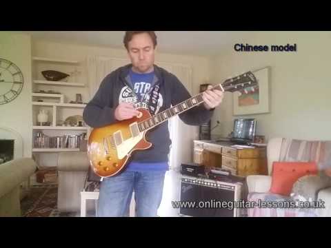 Les Paul style guitar comparison: Japan vs China Tokai Love Rock Pt.2