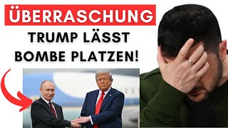 Trump lehnt Friedensplan ab & stoppt Treffen mit Selensky!