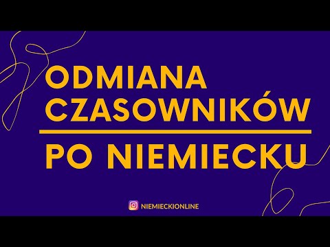 Odmiana czasowników regularnych po niemiecku Niemiecki od podstaw Czasowniki niemieckie odmiana A1