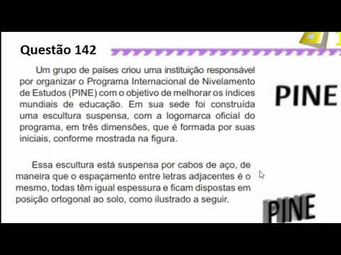 Questão 142 enem 2019 prova rosa