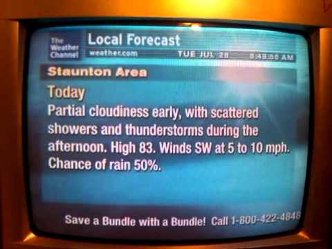 Weatherstar XL Bunker Hill/Staunton, IL 1-min hurricane authority forecast