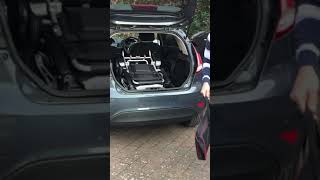 How to get an electric folding wheelchair into a small car boot using the LITH-TECH ramps.