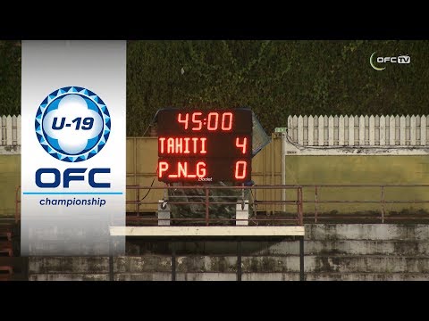 2018 OFC U-19 CHAMPIONSHIP - Tahiti v Papua New Guinea Highlights