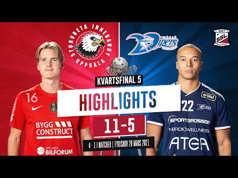 Highlights Quarterfinal 5 Storvreta IBK vs Växjö IBK 11-5