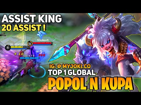 Assist King! [Top 1 Global Popol And Kupa] By IG : @MYJOKI.CO - Mobile Legend