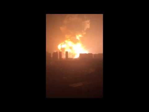 Tianjin explosion video captures fear of eyewitnesses
