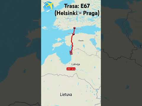 Trasa: E67 (Helsinki - Praga)