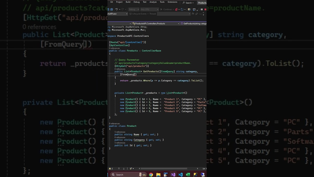 Web API Query Parameter